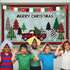 Christmas Bulletin Board Decoration Set Merry Christmas Paper Cutouts and Blackboard Border for Holiday Classroom