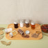 20ml Glass Vials, 30pcs Clear Glass Bottles with Aluminum Screw Caps