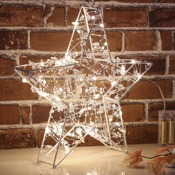 YiShine Table Lamp, Battery Operated Timer Star Shaped Light for Home Decor, Birthday Gift, Living Room Bright Light