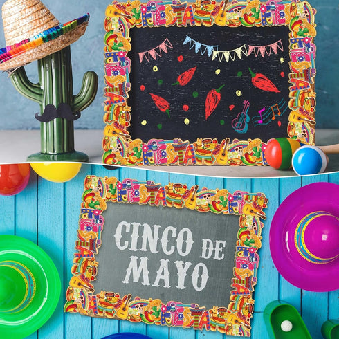 Mexican Fiesta Bulletin Board Border 68.9 Feet with Butterflies, Flowers, and Inspirational Cute Decor for Classroom