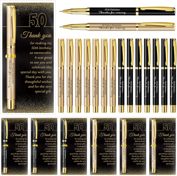 Feifeiya 50 Set 50th Birthday Party Favor for Guest Anniversary Party Favor with