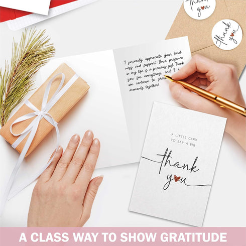 50 (4'x6' UnimaxPrint thank you cards with envelopes Vertical)