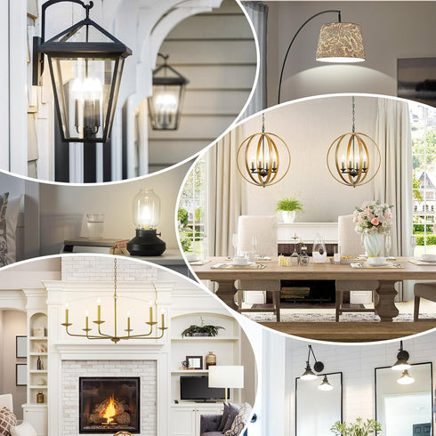 E12 Bulbs 60W 4000K 600 Bulb, 6W B11 Non-Dimmable, Pack 6 MAXvolador LED Candelabra Light Equivalent, Neutral White