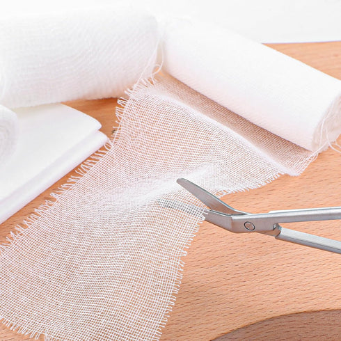 YBEATY 2 Pcs Ostomy Scissors Stainless Steel Curved Scissors Urothrostomy Surgical Nursing Bandage Supplies for Doctors