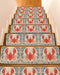 BOHOOSKYLAR Marine Life Stair Treads Lobster Shell Coral Ocean Indoor Non Slip Peel