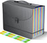 Expanding File Folders - Accordion Organizer, 25 Pockets Expandable File Folder with Plastic Handle for A4/Letter Size