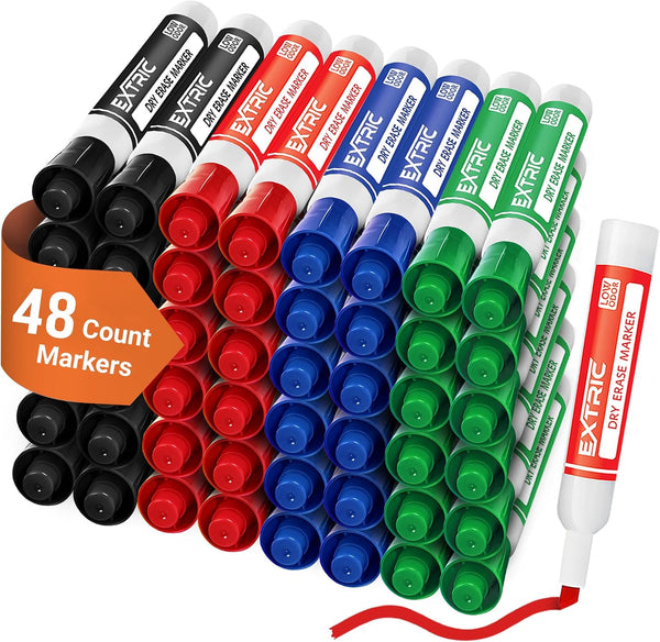 EXTRIC Dry Erase Markers Bulk Set of 48, Whiteboard Markers Bulk 4