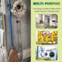 ULIBERMAGNET Magnetic Mop Broom Holder, Heavy Duty Movable Wall Mounted Utility Storage for Garage and Kitchen