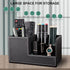 KINGFOM 5 PCS/SET Pu Leather Desk Organizer - File Holder Accessories, Magazine Storage Rack & Pen Holder