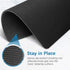 Mouse Pad, 12.6×10.8×0.08 inches, Premium-Textured Non-Slip Rubber Base, Black, 2 Pack