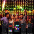 KBG (8Ft 6Ft) Smart Curtain Lights RGB Color Changing Christmas Curtain Lights, USB Powered with Remote/APP Control