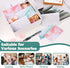 DOSTATNI 100 Pack 3x5 180 Colored Index Cards Marble Notecards Lined FlashCards for Studying Heavy Note Cards gsm Memo
