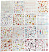 ZMLSED 28 Pre-Cut Mini Stickers Book, Tiny Star Bread Theme Stickers for Journals Planners Scrapbooking DIY Decoration