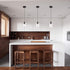 1-Pack Pendant Light Fixture, Adjustable Hanging Ceiling Lights, Anti-Rust Metal Hanging Light Fixtures with Clear