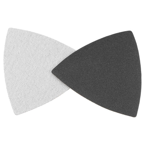 uxcell Triangular Sandpaper Hook and Loop Pad, 3-1/2" Oscillating Multi-Tool, Silicon Carbide, 180 Grit, 30pcs