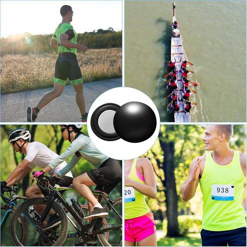Tinoaly 5 Pairs Magnetic Race Bib Holders, Premium Running Bib Magnets Marathon Race Number Bib Magnets Race Holder