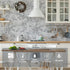 Yipscazo Peel and Stick Backsplash 3 x 6 Inches, 3D PVC Composite Wall Tile for Kitchen Bathroom, 100 Pieces Gray
