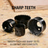 KATA 6PCS Hole Saw Kit 1-1/4" to 2-1/8"(32-54mm) with Mandrels and Hex Key in Case for Soft Wood, PVC Board, Plywood