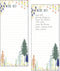 Set of 2 Forest List Pad, Notepad for Grocery List with Attachable Magnet
