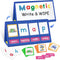 EAMAY CVC Word Building Desktop Pocket Chart Stand with Magnetic Write & Wipe Boards for Kids