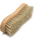 KONEX Medium-Stiffness Nylon Fiber Scrub Brush, Heavy Duty Cleaning Brush with Wooden Handle, Brown for Floors