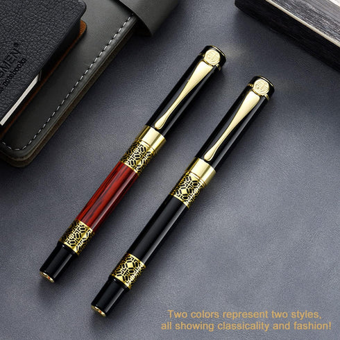 Ballpoint Pen Black Refill, Classical Retro Style Luxury Pen, Best Gift Set for Men & Women, Classy Gift Box