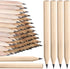 Yexiya Golf Pencils Bulk, Half Pencils 2 HB 3.5 Pre Sharpened Mini Pencils for Kids School Supplies (80 Pcs)