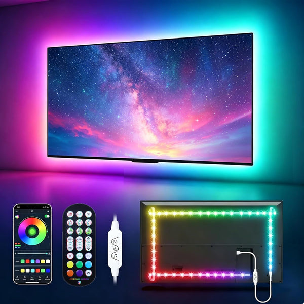 MATICOD LED Lights for TV Led Backlight, 9.84ft RGB Led Strip Lights