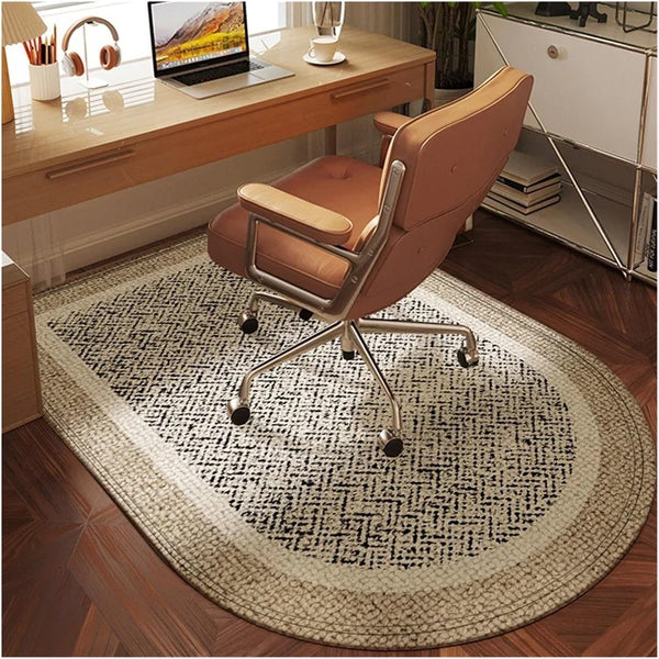 JTJIYN Computer Chair Floor Mat Dressing Table Foot Study Room Gaming Swivel Desk