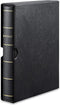 MUDOR 4 Ring Classic Stamp Binder, Empty Binder Albums for Stamps, Documents, Coins, Classic Binder, Black