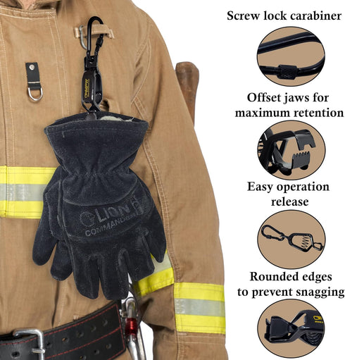 Multipurpose Webbing Inc Multipurpose Webbing Industrial Glove Clamp Last glove strap, clip, holder you will ever