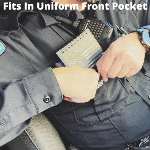Law Enforcement Incident Report Notepads, 6 Pack, Sheriff, Security & Police Gear, EDC Officer Notebook