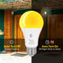 Bulb 6W 40W (2 Pack), A19 E26 Simba Lighting Bug Non-Attracting Yellow LED Equivalent Great for Outdoor Porch Light