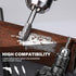 HAUTMEC Tungsten Carbide Rotary Burr Bit – 1/4" Shank, Double Cut Rotary File for Die Grinder, Professional Grade