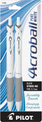 Pilot Corporation 31895 Acroball Pens, Retractable 0.7mm, 2/PK, Assorted Barrel/Black Ink