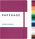 PAPERAGE Dotted Journal Notebook - Raspberry, 160 Pages, Medium 5.6 in x 8 in - 100 GSM Thick Paper, Hardcover