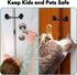 Rainspire (2 Pack) 4 Inch) Privacy Hook and Eye Latch for Barn Door, Stainless Steel Gate Latch Barn Door Lock Cabin
