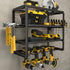 YYR 4 Layer Power Tool Organizer Wall Mount, 16 Inch Cordless Drill Hanger Storage Rack with Charging Station Shelf
