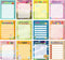 Teacher 12 Pcs Notepad Sets, Lined Notepads for Teacher Appreciation, Memo Notepads with Colored Sticky Notes