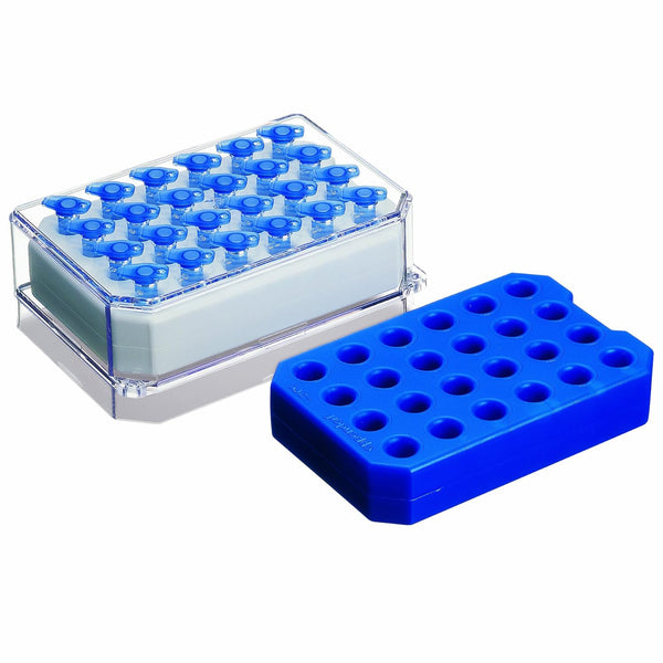Eppendorf White Polycarbonate IsoTherm System 0°C IsoPack and IsoRack Set for 1.5/2.0mL Tubes
