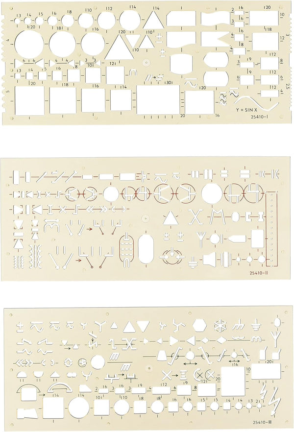 KOH-I-Noor 070307100000 Electric Install Set Template for Precise Installations