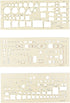 KOH-I-Noor 070307100000 Electric Install Set Template for Precise Installations