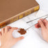 2PCS Mini Double-Ended Spatula, Stainless Steel Lab Spatula with Micro Square/Round Ends, 6.2"