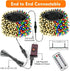82FT 200 8 LED Color Changing Christmas String Lights with Remote & Timer & Memory Function, Lighting Modes Waterproof