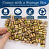 Vifmy 1/4 115Pcs 1/4-20, 1 4 20 1 4 20 1 4 Rivet Nut, Carbon Steel Zinc Rivet Nuts Threaded Insert Rivnut, Flat Head x