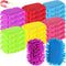 Sherr 24 Pcs Magnetic Whiteboard Eraser, Microfiber Washable Erasers for Classroom, Home, Office, Rainbow Colors