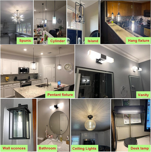 7.3 Inch E26 Bulb 6W Dimmable, 5000K Bulbs 800LM, 80 T10 T9 Bulb 4Pack Led Daylight Edison Equal Watt Tubular Long
