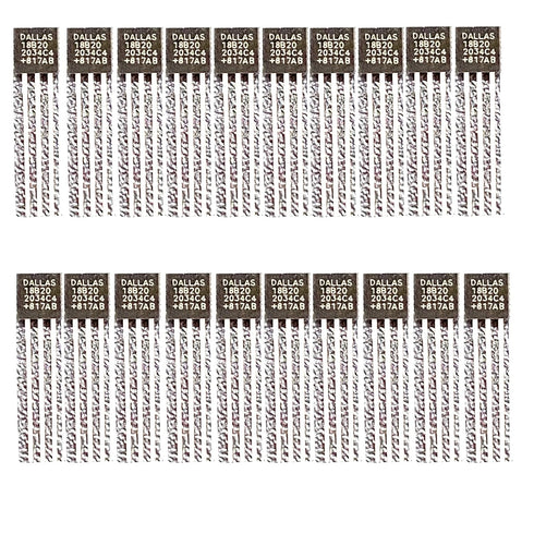 20PCS DS18B20 18B20 TO-92 3 Pins Wire Digital Thermometer Temperature IC Sensor