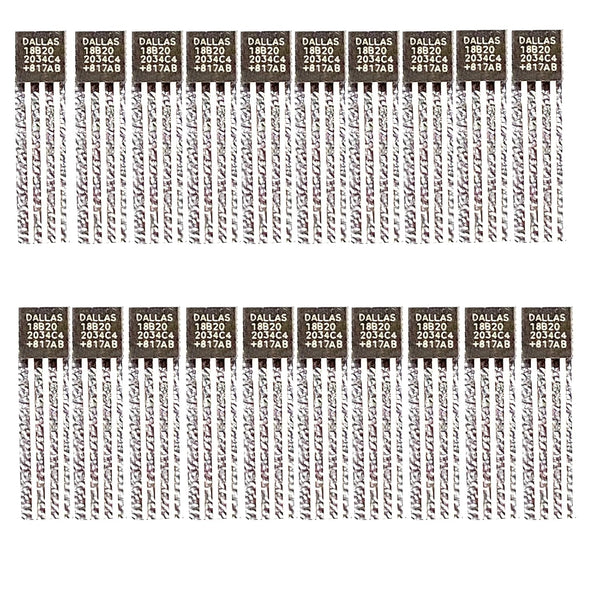 20PCS DS18B20 18B20 TO-92 3 Pins Wire Digital Thermometer Temperature IC Sensor