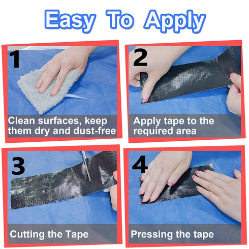 RV Awning Repair Tape, Heavy Duty Waterproof Repair Tape for Tarp, Canvas, Tent, and Boat Covers